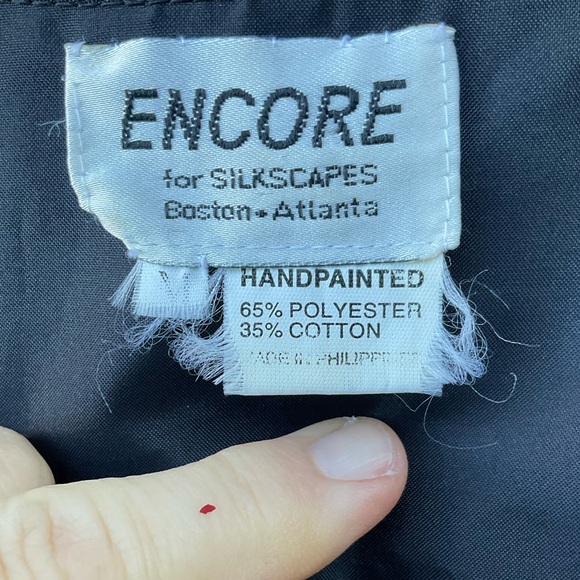 Encore Silkscapes Vintage colorful hand painted dog vest Medium - Picture 11 of 15